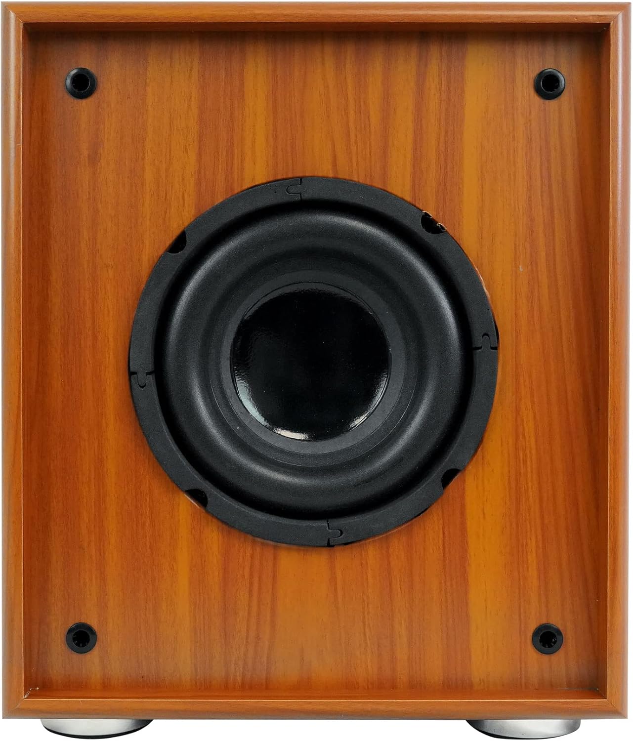 Rockville Rock Shaker 6.5 Inch 200W Peak/100W RMS Powered Home Theater Subwoofer, Deep Bass, Wood Enclosure, Adjustable Crossover, for Movies and Music