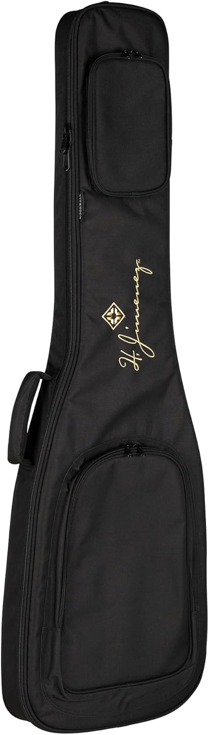 H. Jimenez 5 String Glossy Gold Top Bass Guitar With Deluxe Padded Gig Bag (LBS5-GT)