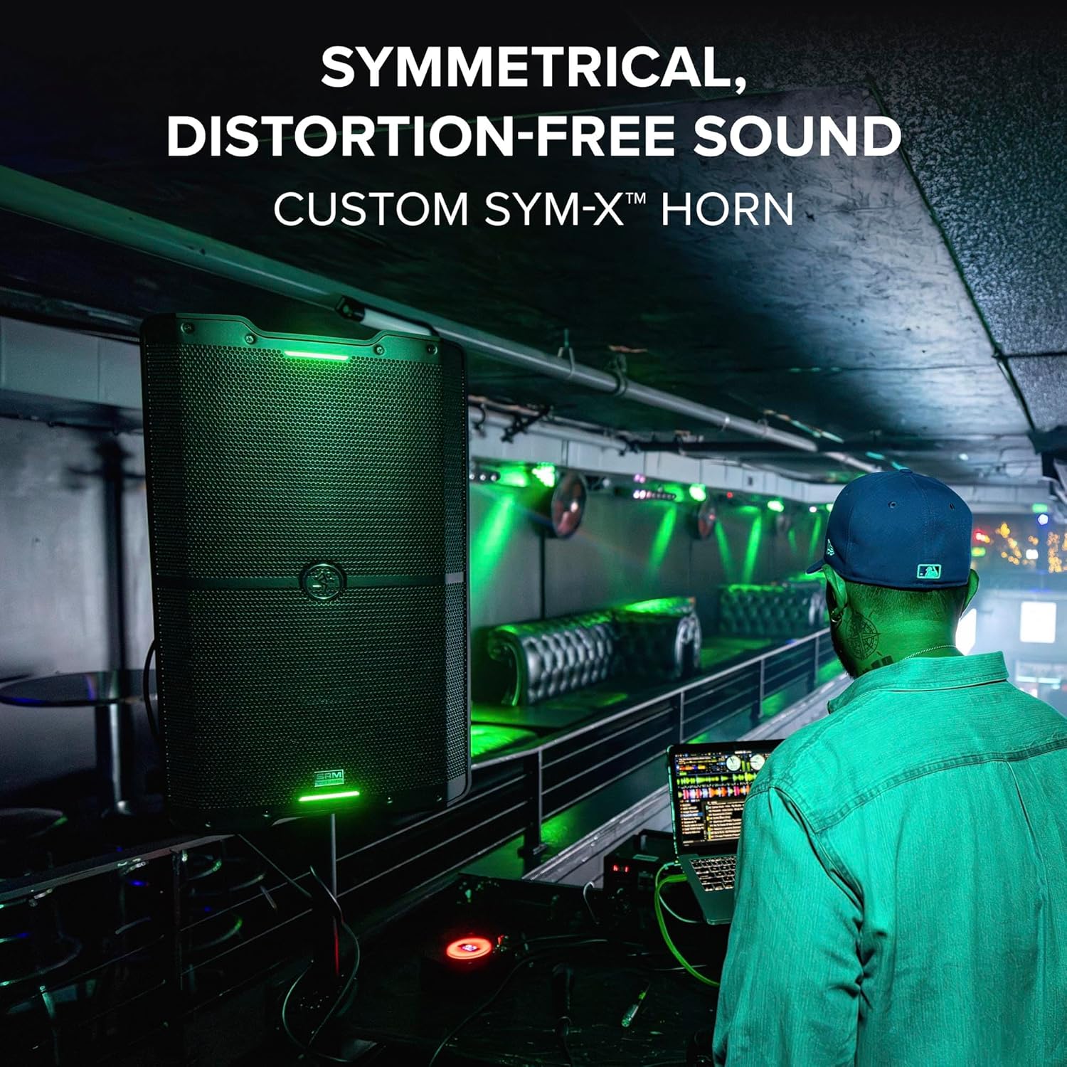 Mackie SRM V-Class Series, 10-Inch 2000W High-Performance Loudspeaker, Powered - Black (SRM210 V-Class)