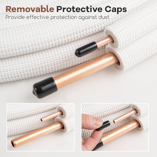 ARLIME 25 Ft. Mini Split Line Set, 1/4