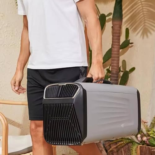 Portable Air Conditioner-Cooling&Heating(5400btu/5600btu),Mini Air Conditioner with Remote Control,4 Modes,Applicable Area 8-10㎡,for Camping Outdoor&Indoor,Rv,Truck,Van and Car,Green