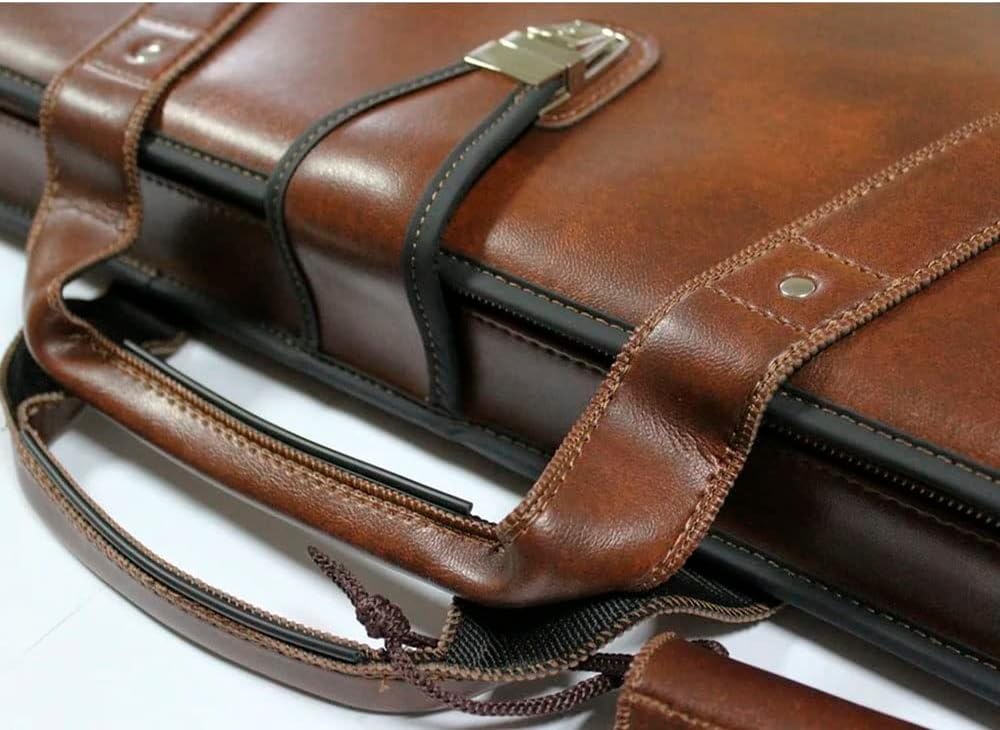 Acropolis Ecoleather Shotgun Case - 29.9” Hard Shell Gun Case With Secure Lock - Handmade Eco Leather Case For Shotgun Protection Case & Hunting Accessories