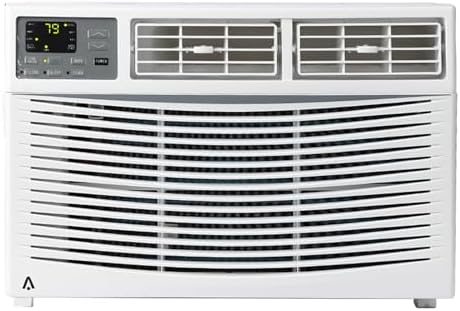 Window Air Conditioner, 8,000 BTU Window AC Units, Remote/App Control and Dehumidify Function, 3 Cooling & Fan Speeds, Cools 350 Sq.Ft, Perfect for Bedroom, Living Room, Home Office