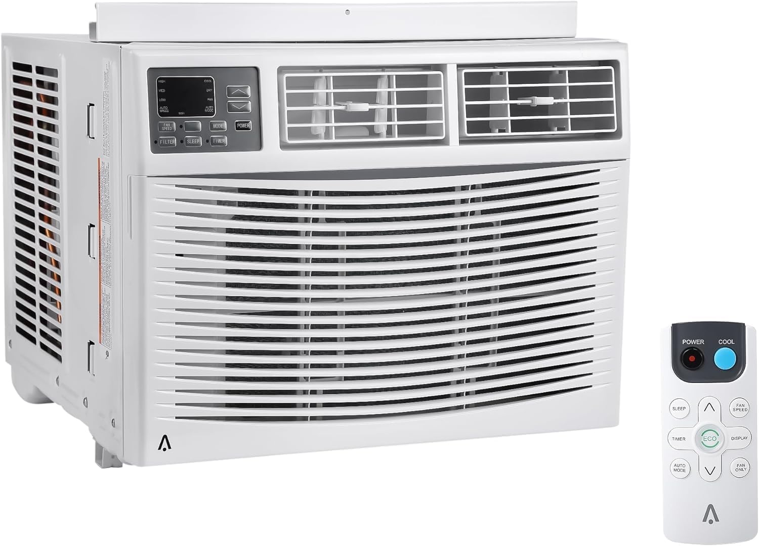 10000BTU Window Air Conditioner, Cools up to 450 Sq. Ft Air Conditioner Window Unit with Wi-Fi Enabled and Remote Control, Ultra Quiet, Energy Efficient Indoor AC Unit with Reusable Filter for Bedroom