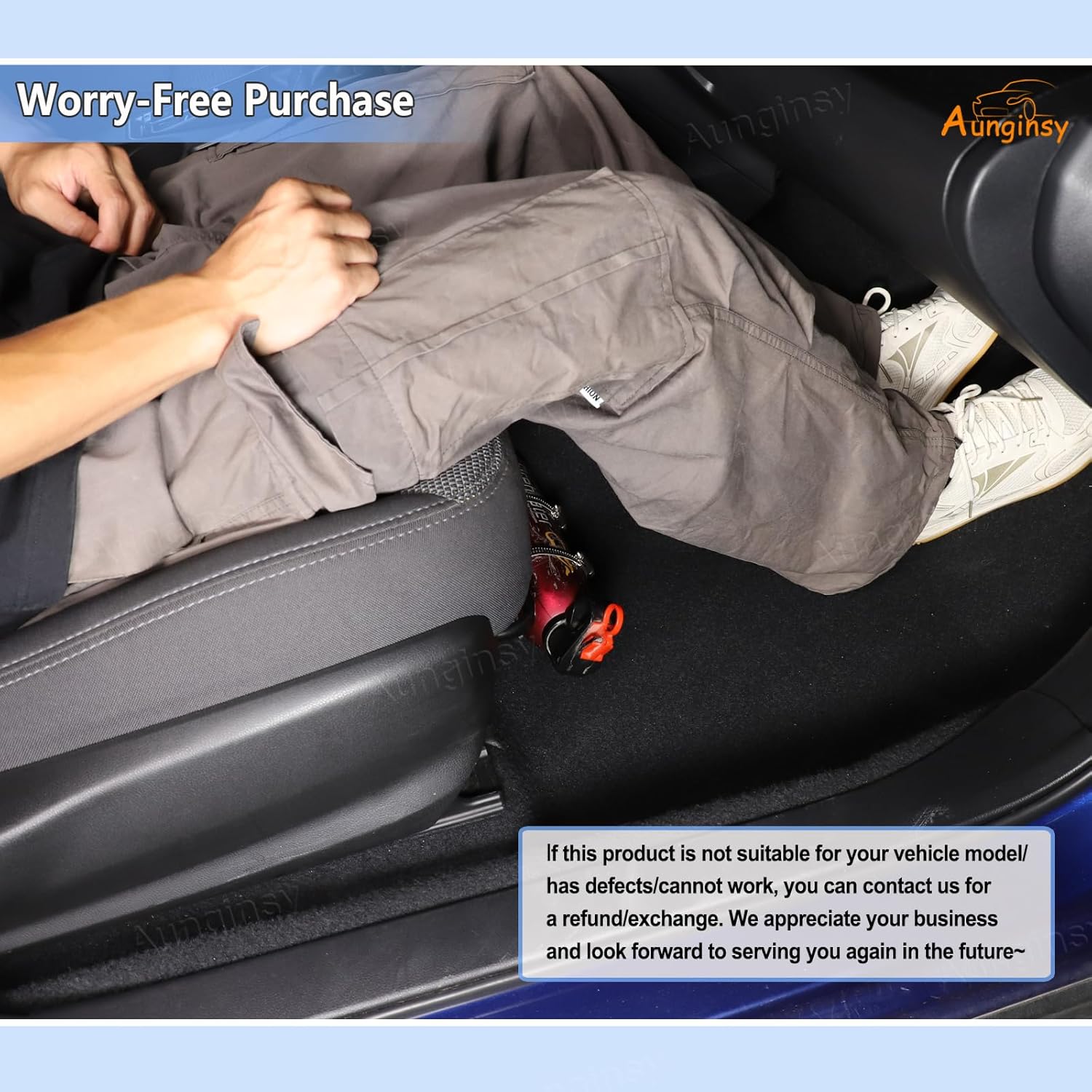 Car Co-Pilot Under Seat Quick Release Roll Bar Fire Extinguisher Mount Bracket Compatible with Subaru Crosstrek 2024 2025+, Adjustable 2 Clamps Fire Extinguisher Bottle Tie Holder Billet Accessories