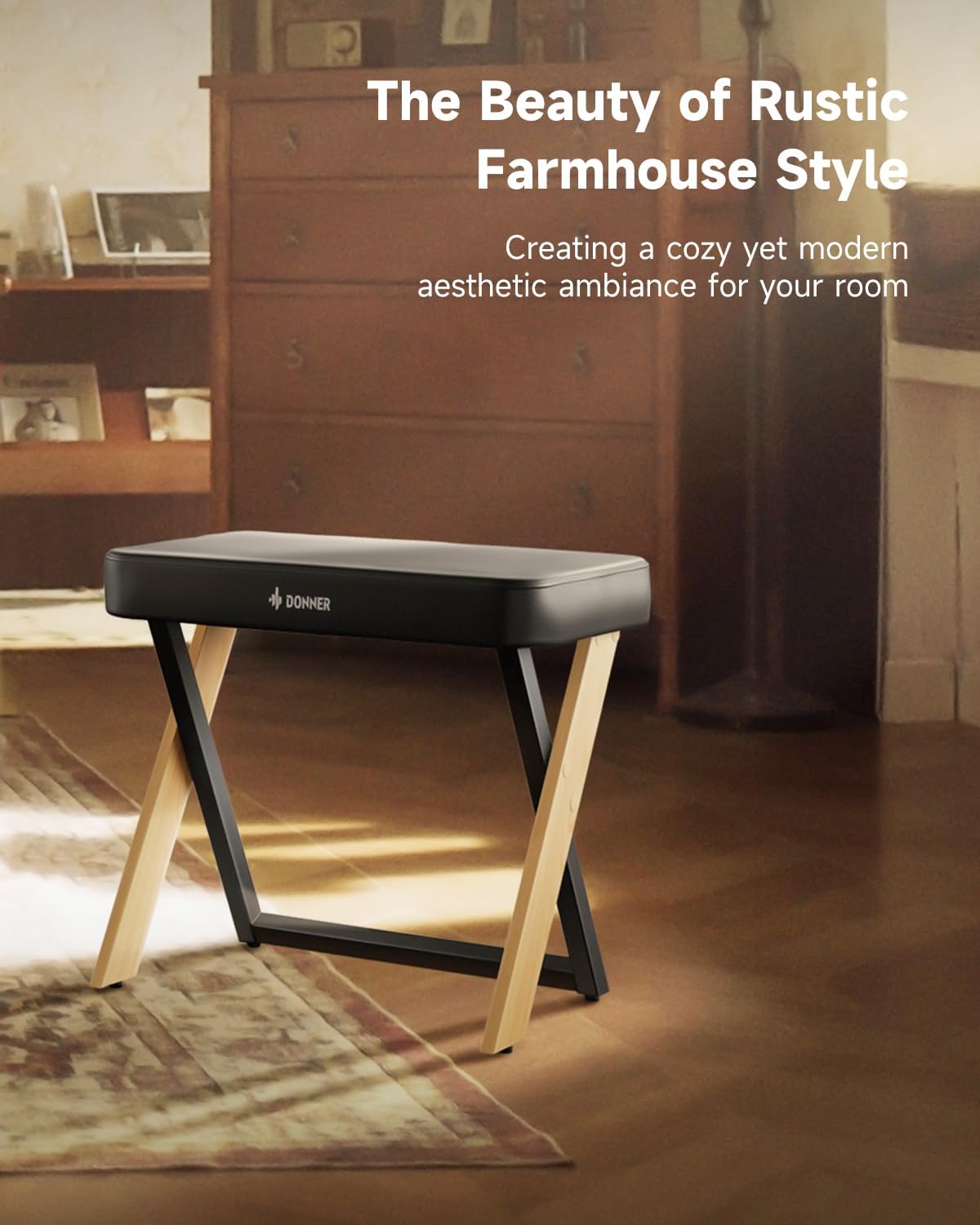 Donner DDP-80 Digital Piano+Donner Piano Bench DKB-300