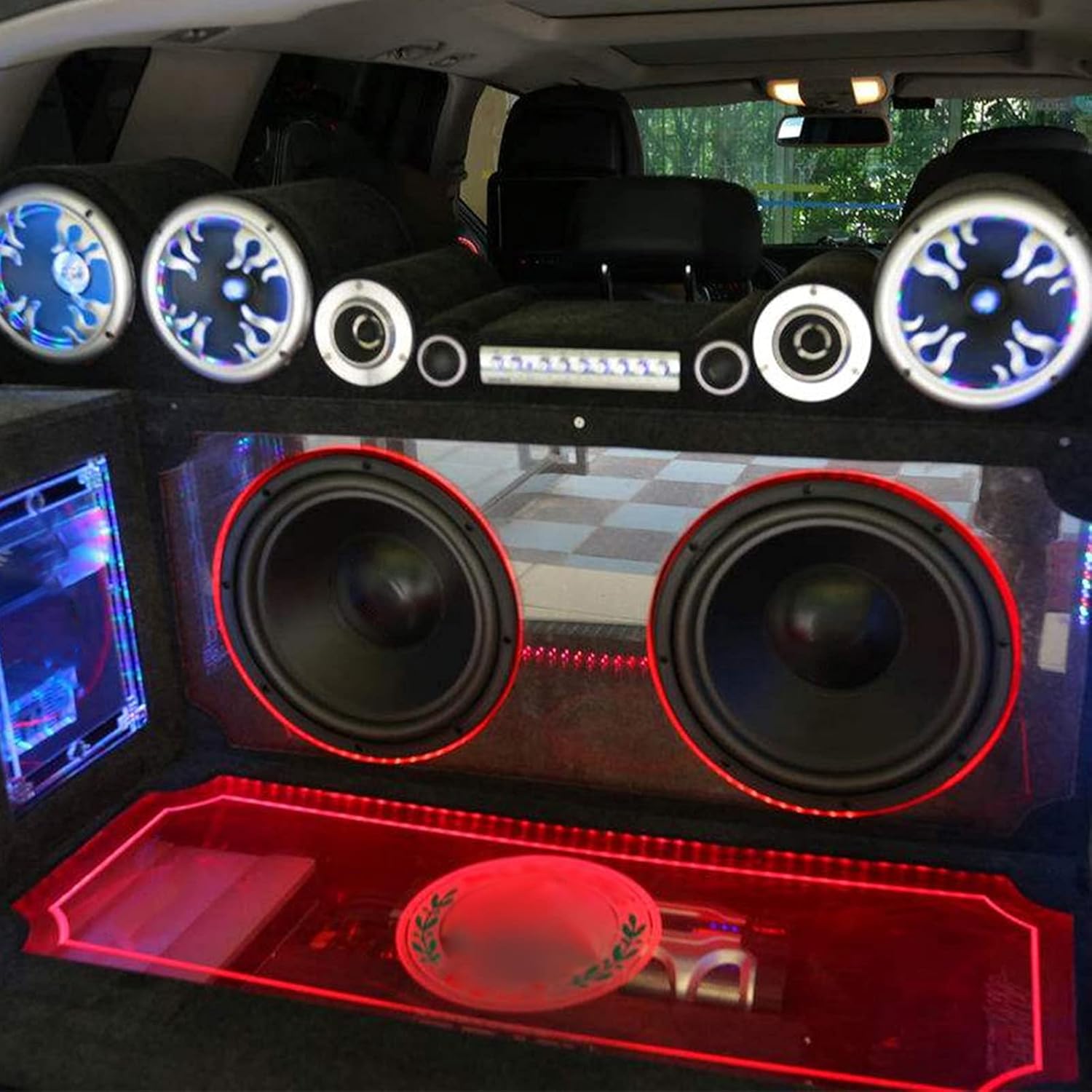 Power Capacitor 4Farad LED Voltage Digital Display Power Cap Car Audio Amplifier 2000W