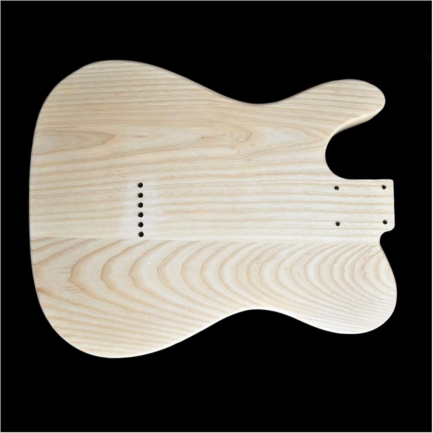 DIY Electric Guitar Kit Guitar Semi-Hollow Ash Body with F Holes Maple Neck 21 FretsTruss Rod Adjust DIY Guitar Kit