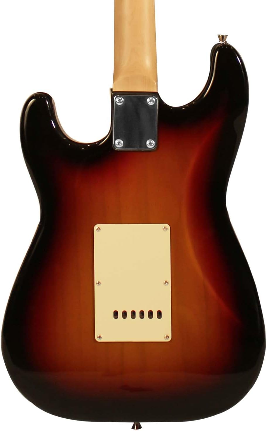 Sawtooth Sunburst Electric Guitar w/Vintage White Pickguard - Includes: Accessories, Gig Bag & Lesson