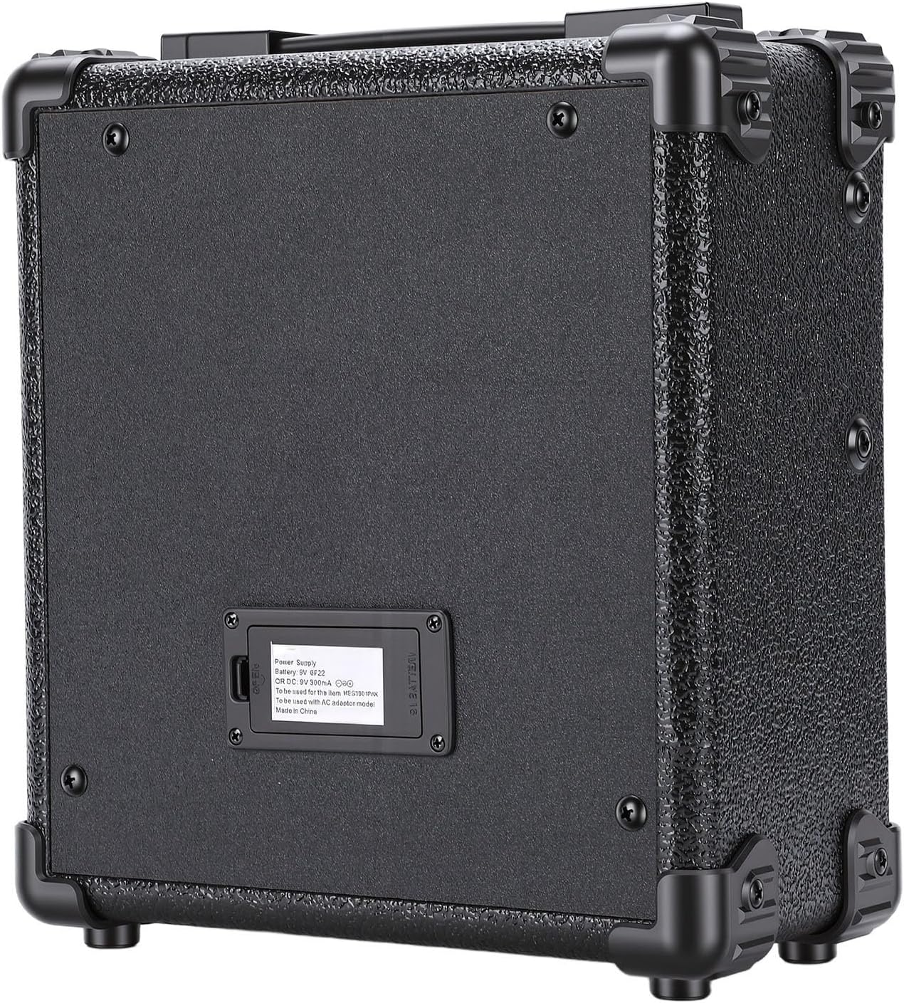 Drfeify Guitar Speaker, 5W Mini Portable Outdoor Wooden Electric Guitar Cabinet Amplifier Speaker with Headphone Jack Ideal for Daily Practice