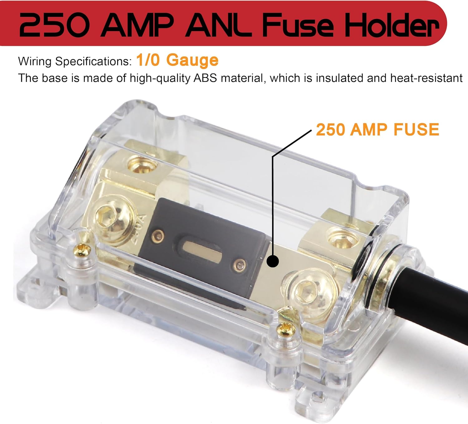 0 Gauge OFC AMP Wiring Kit 3000 Watt Car Subwoofer Wire Install kit for Amplifier Power,Radio and Speakers