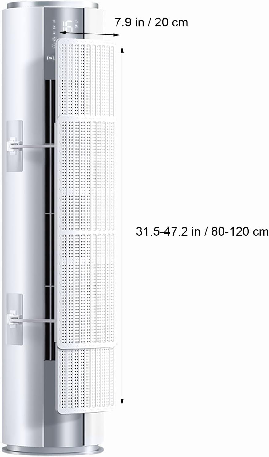 AC Wind Deflector, Air Conditioner Deflector for Honeycomb Hole Design, Air Deflector of Changes Wind Direction