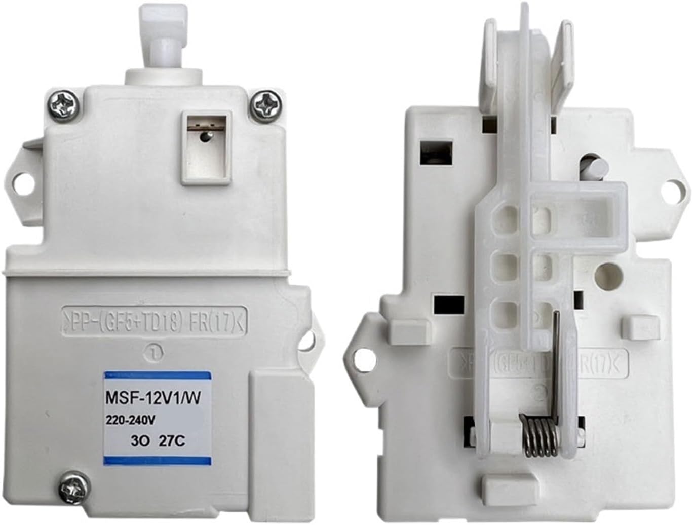 Washing Machine Door Lock Electronic Door Switch, Compatible for Shisonix, XQB75-H7140 XQB75-HT7140 Washing Machine Parts MSF-12V1/W