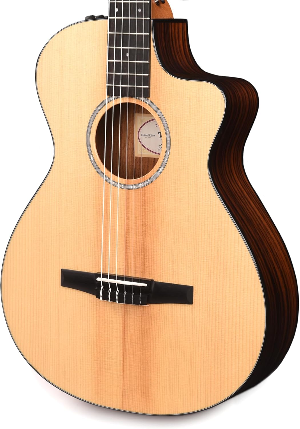 Taylor 212ce-N Plus Grand Concert Acoustic-electric Nylon-string Guitar - Natural