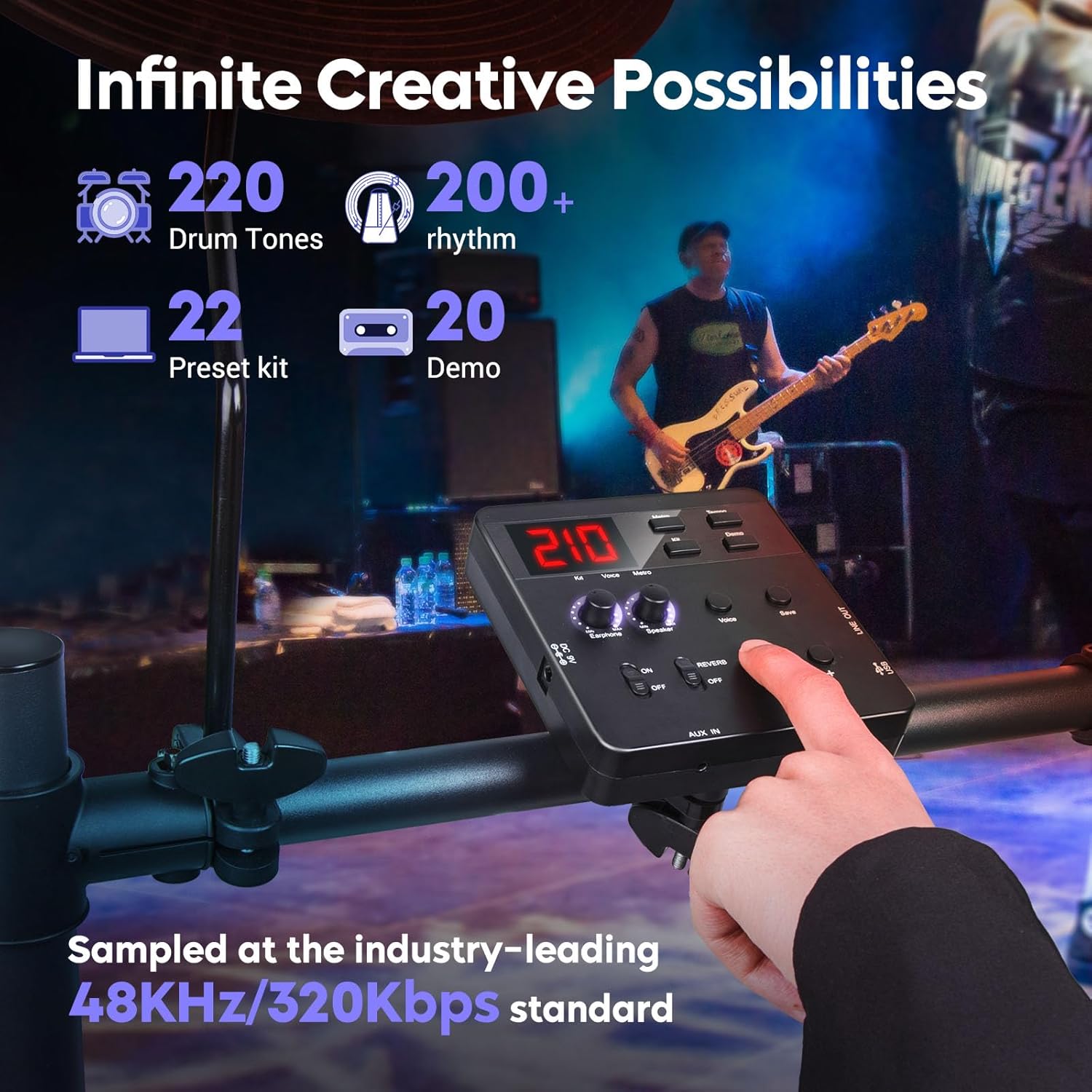 ALLSET Groove Electric Drum Kit - 8