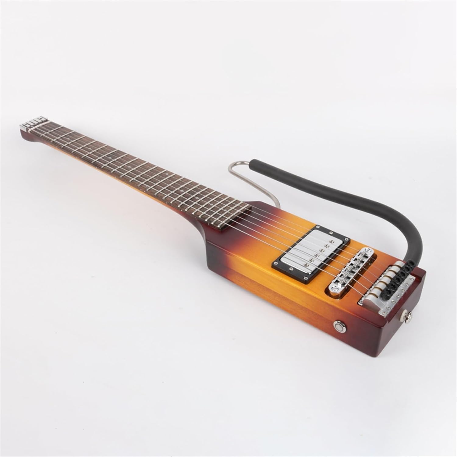 VENEKA Headless Electric Guitar Ultra Light Headless Electric Silent Travel Guitar Portable Foldable Guitare Guiter (Color : 03)