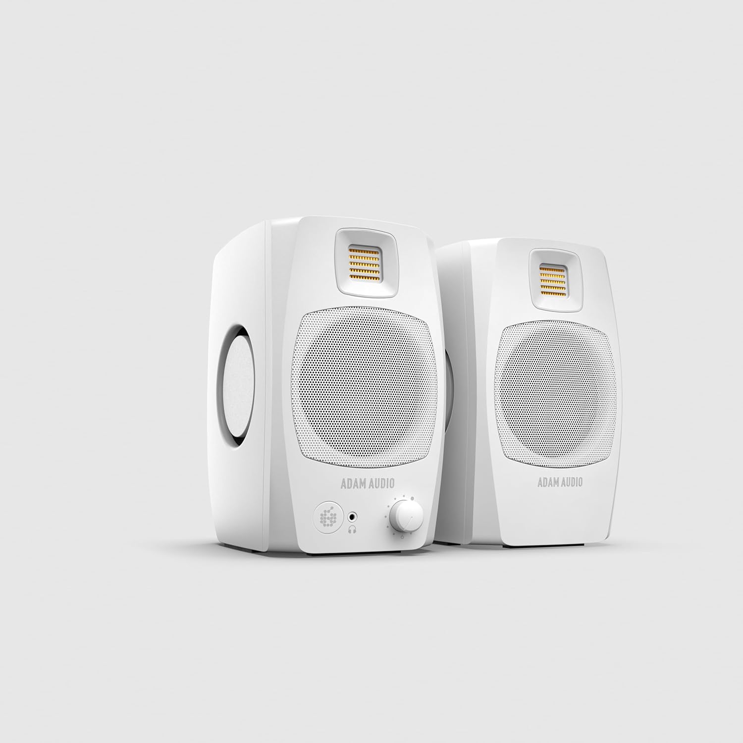 ADAM Audio D3V Active Desktop Monitoring System with USB-C Connection (Pair, White)