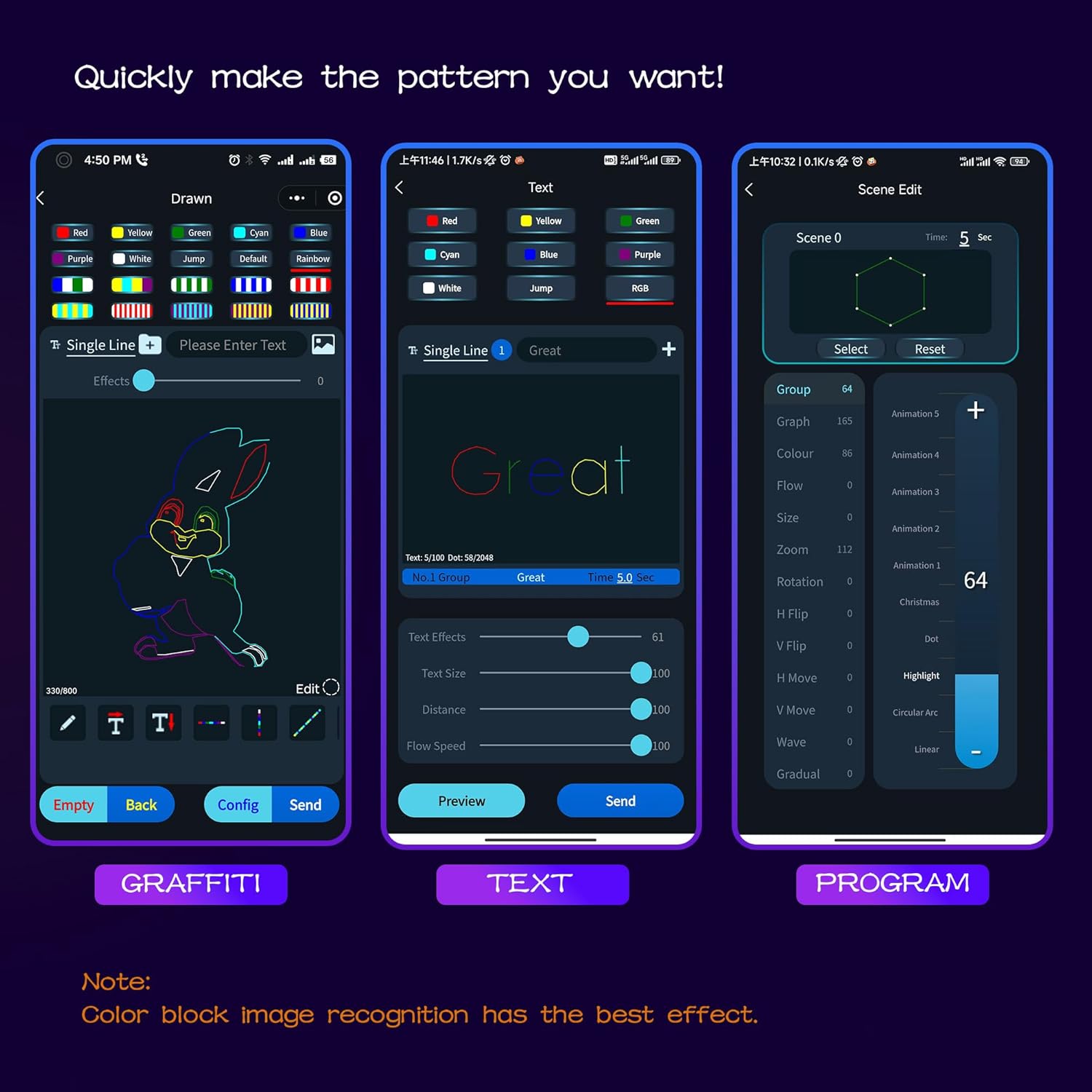 DJ Laser Lights with APP Control, Custom Laser Projector, 3D Animation,Beam Effect,DMX512, Full Color, Supports Text, Programming, Drawings, Sound Activated, Laser Machine for Disco Stage Karaoke Bars