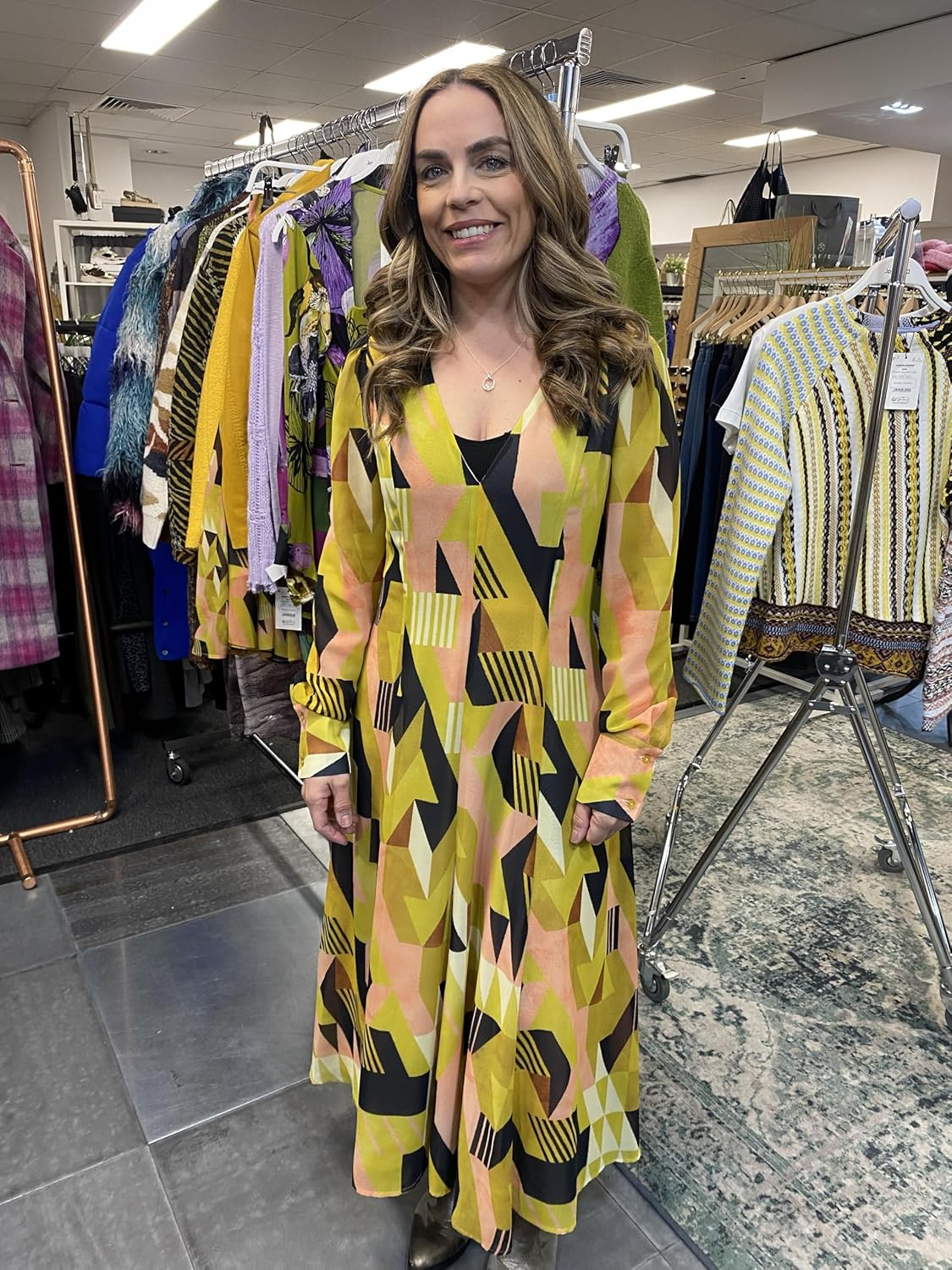 Desigual Women's Woman Woven Dress Long Sleeve