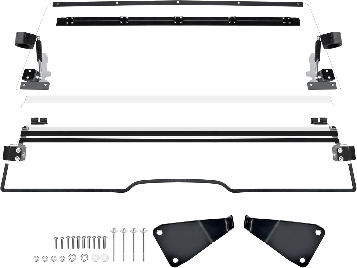 SAUTVS Flip Up Windshield for Yamaha Wolverine RMAX 1000 2021-2025, Clear 1/5