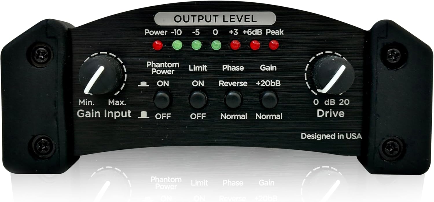 Dynasty PROAUDIO TMP-1 Professional Vacuum Tube Microphone Preamplifier with Limiter