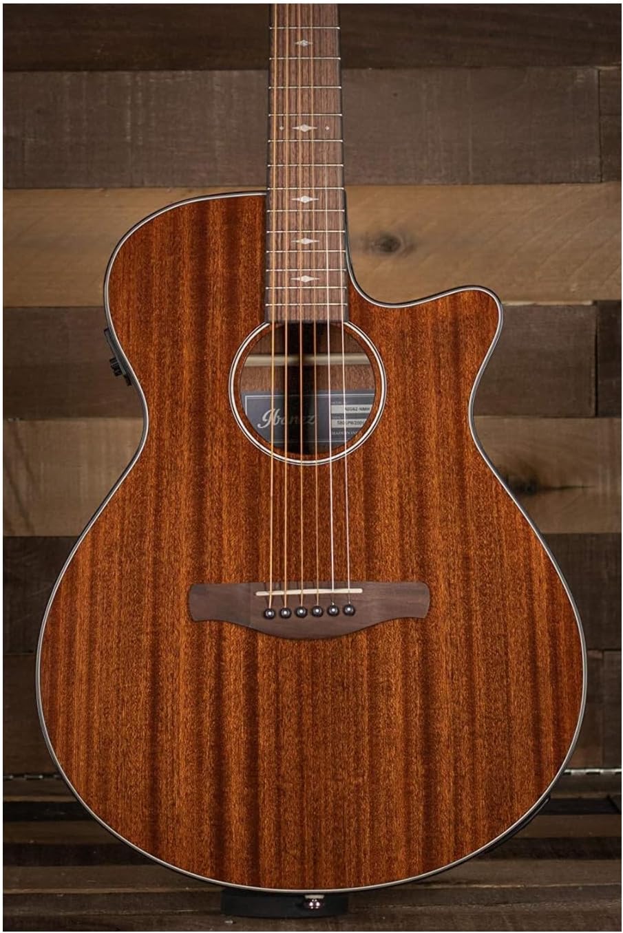 Ibanez AEG62 Acoustic-Electric Guitar - Natural Mahogany High Gloss