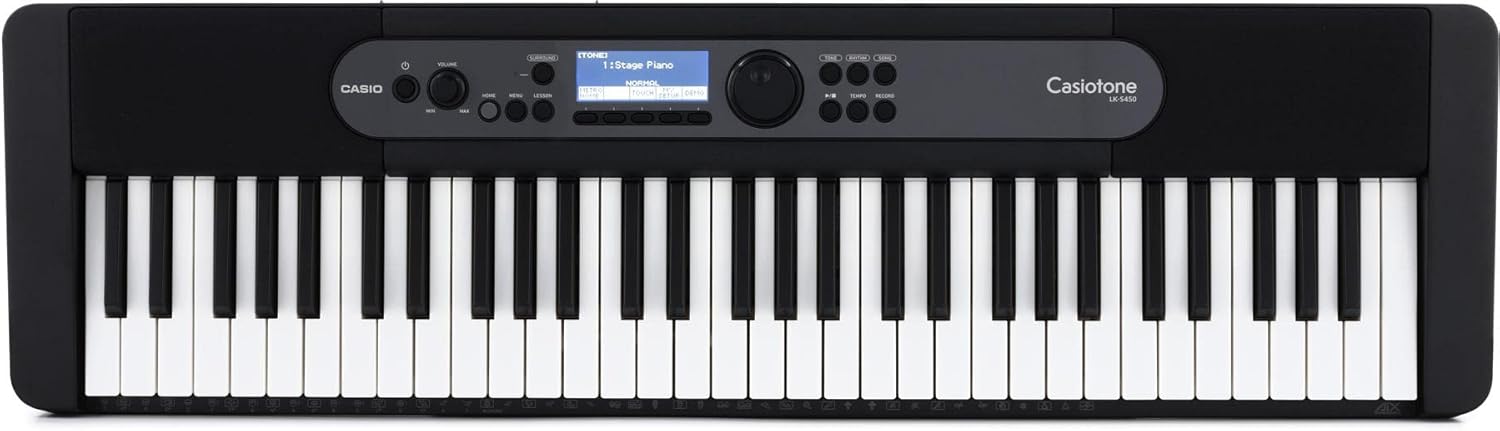 Casio LK-S450 61-key Arranger Keyboard with Stand