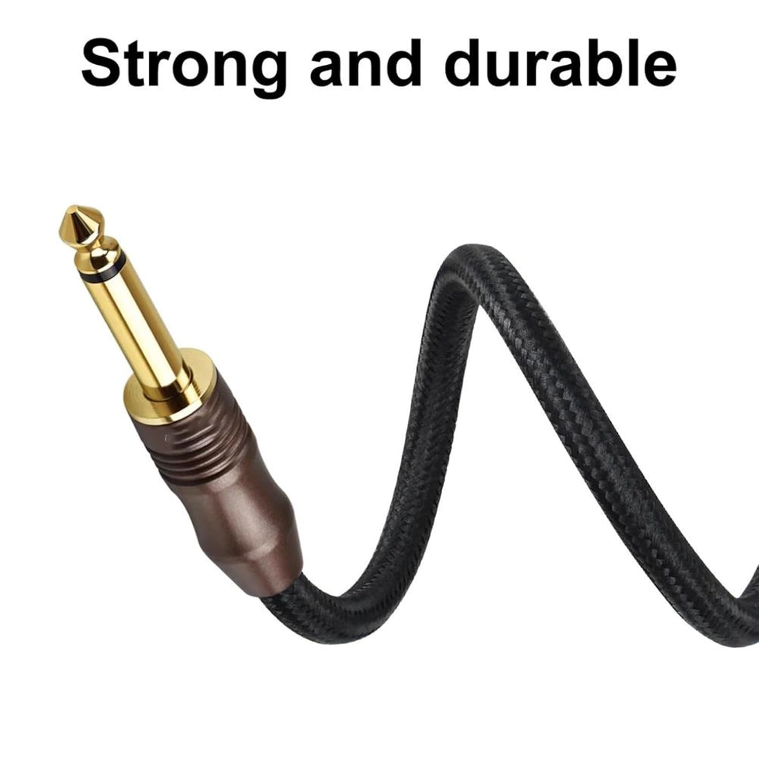 Guitar Audio Cable 6.35mm Cable 1/4inch Guitar Cable Male to Male 6.3 Cable Guitar Lead for Electric Guitar Bass Amplifier(8m)