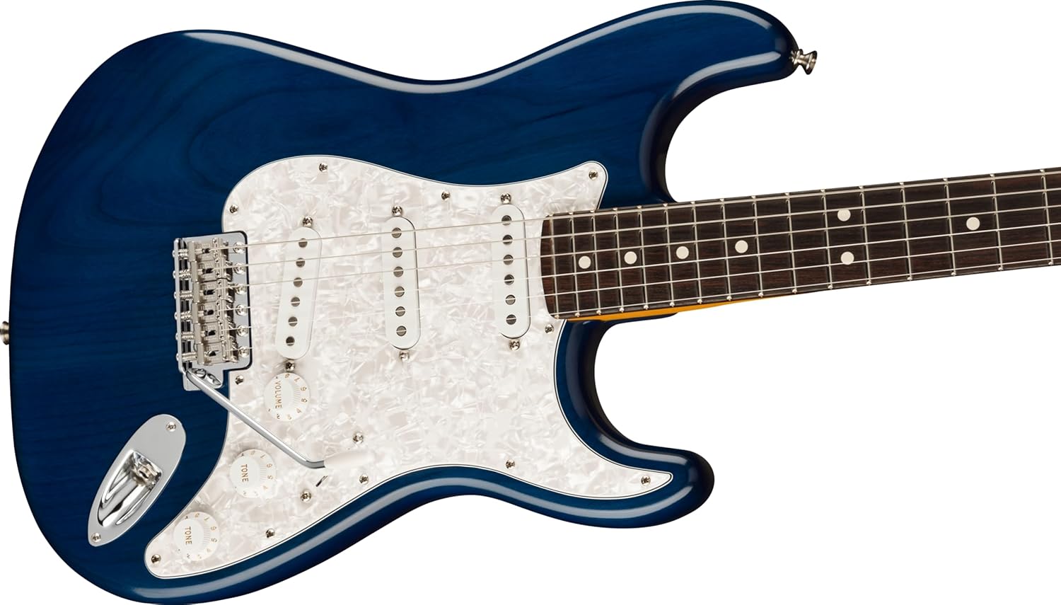 Fender Cory Wong Stratocaster Electric Guitar, Sapphire Blue Transparent, Rosewood Fingerboard