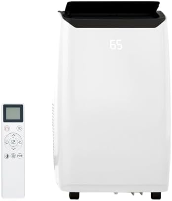 14,000 BTU Portable Air Conditioner,Cools Up to 750 Sq.Ft,4-In-1 Portable AC Unit with Remote Control,Smart & Sleep Mode,24H Timer,Black Top Cover