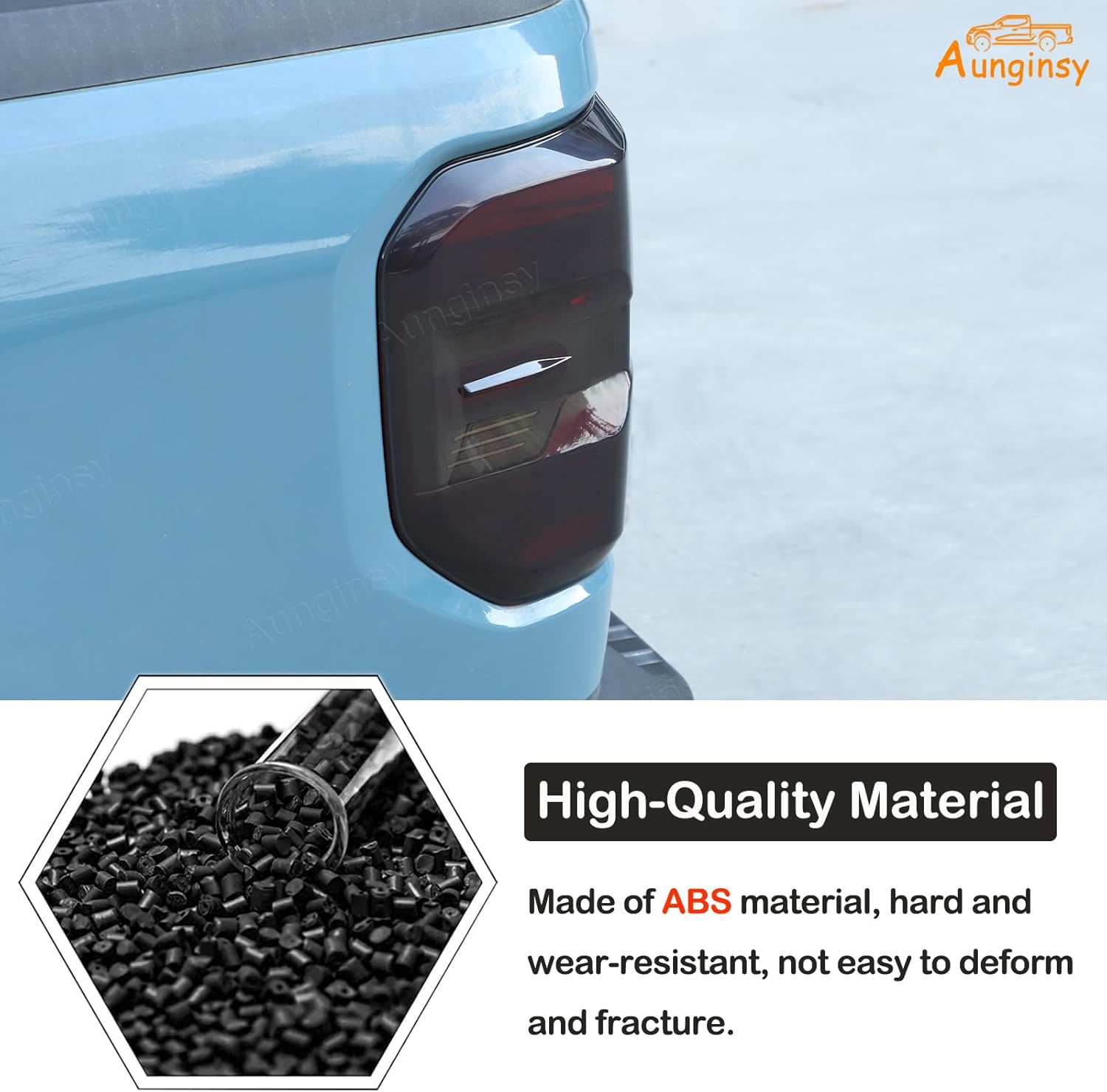 Car Tail Light Lamp Cover Compatible with Ford Maverick 2022-2024 2025 Rear Taillight Lamp Cover Shell Shade Smoked Black Frame Bezels Trim Cover Rear Headlight Protection Cover Exterior Accessories