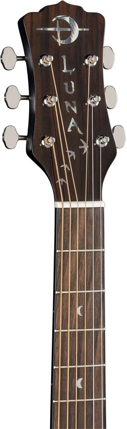 Luna Moonbird Acoustic-electric Guitar - Midnight Blue