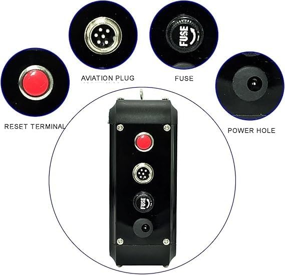 Digital Counter Digital LED Counter Electronic 4 Digits Display with Foot Pedal,Production Line ing 0-9999 Machine, for Factories, Assembly Lines, Airports, Stations, Breeding Farm, Conveyor