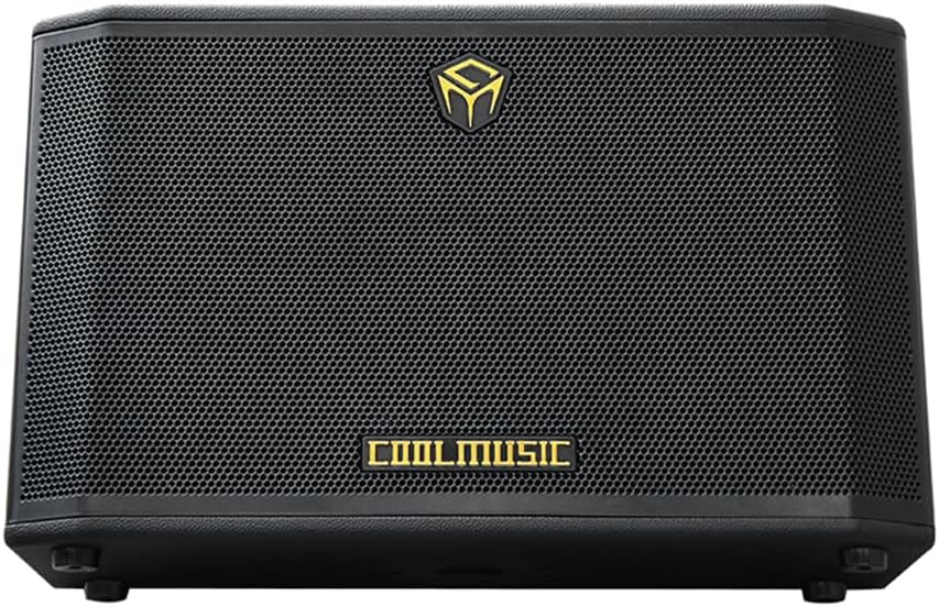 Coolmusic 300W Professional Acoustic Guitar Amp with 7 Inputs, Studio-Grade Reverb/Chorus/Delay/Tremolo/Phaser/Flanger, 3-Band EQ | 3-Year Warranty(BP60D-PLUS)