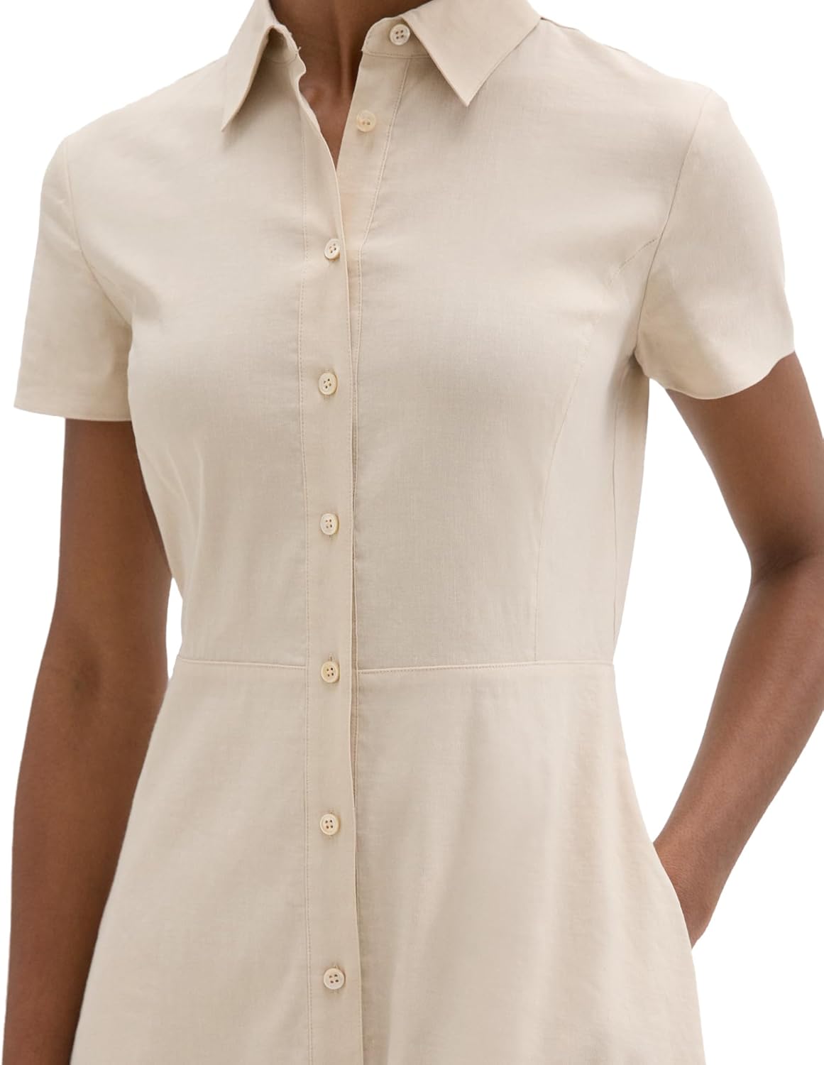 Theory Women's Ss Bd Midi Dr B, Straw