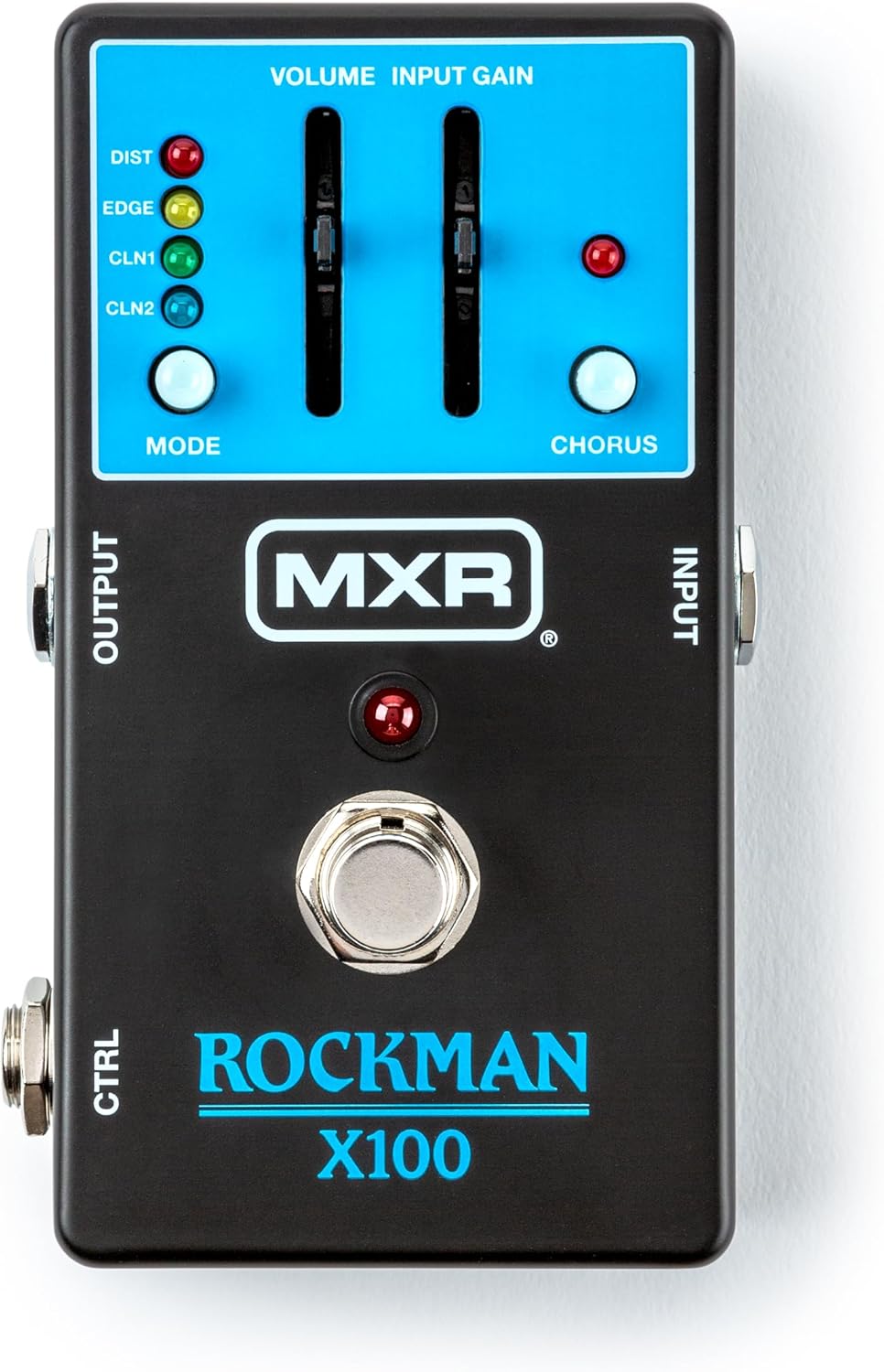 MXR MX100 Rockman X100 Analog Tone Processor Effects Pedal Scholz Amp Reproduction with Tonebird Bundle Featuring Dunlop 9v Power Supply Groovetech Tool, Patch Cable and Picks