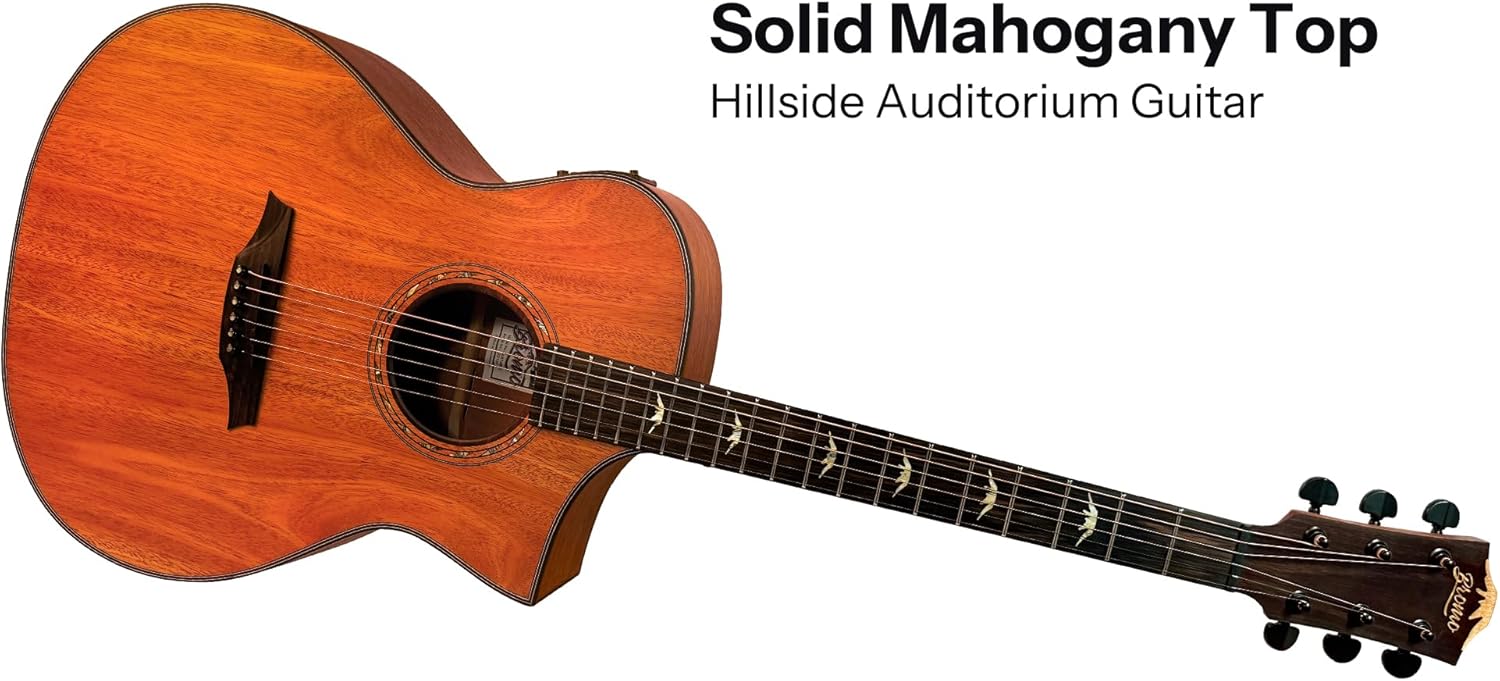 Bromo BAT 4MCE SG Solid Top Dreadnought Acoustic Guitar
