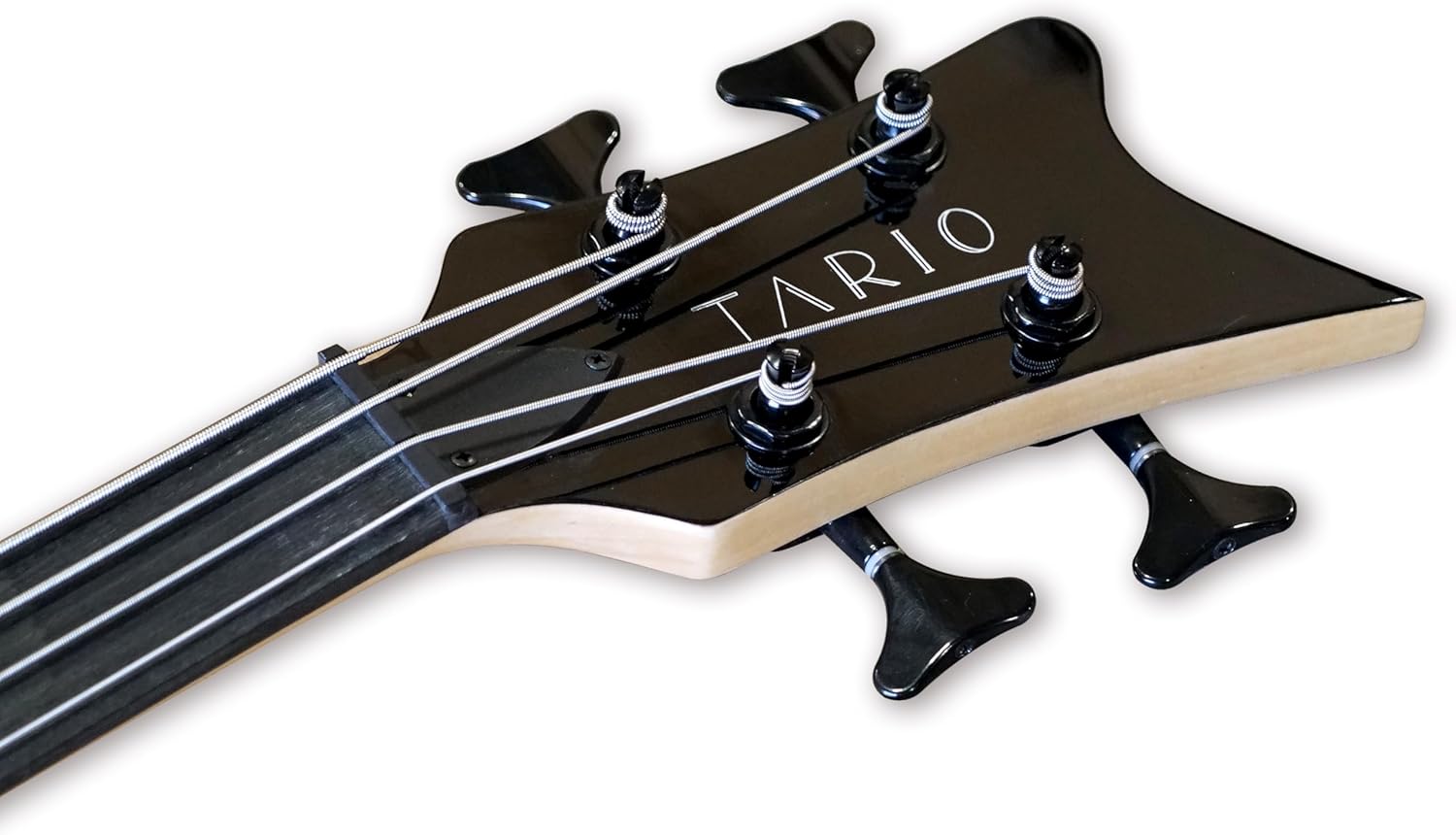 TARIO Fretless 4 String Electric Bass Bolt_On Maple Neck,basswood Body