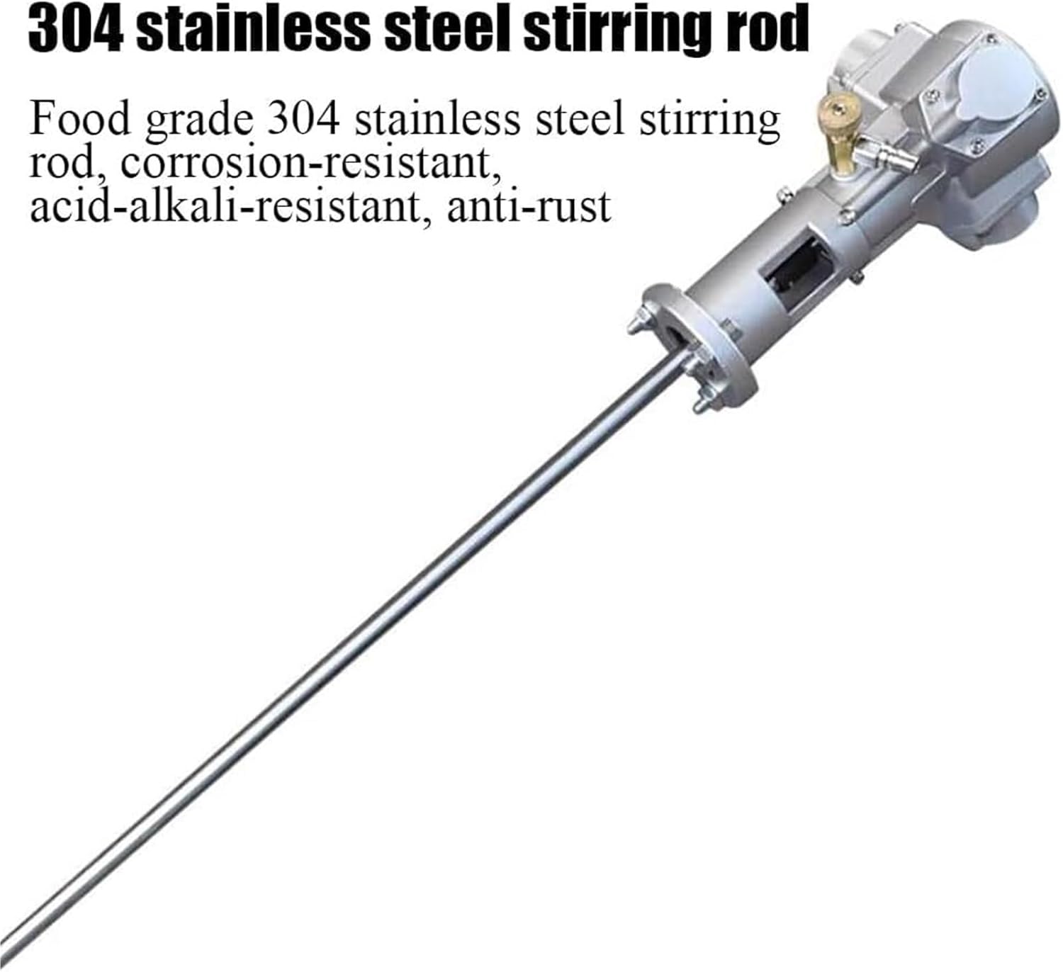 Paint Stirring Machine,5 Gallon 20L Vertical Pneumatic Paint Mixer with 4 Feet Stand,Stepless Speed,100mm Impeller Diameter,for Paint,Putty,Dye,Fodder,Viscous Liquid