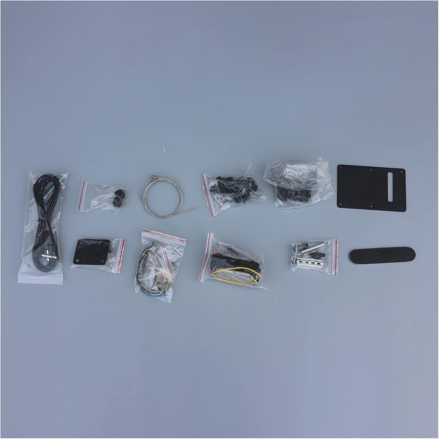 Basswood Body Mahogany Neck 24 Frets Rosewood Fretboard with Electric Guitar Hardwares Unfinished Guitar Set