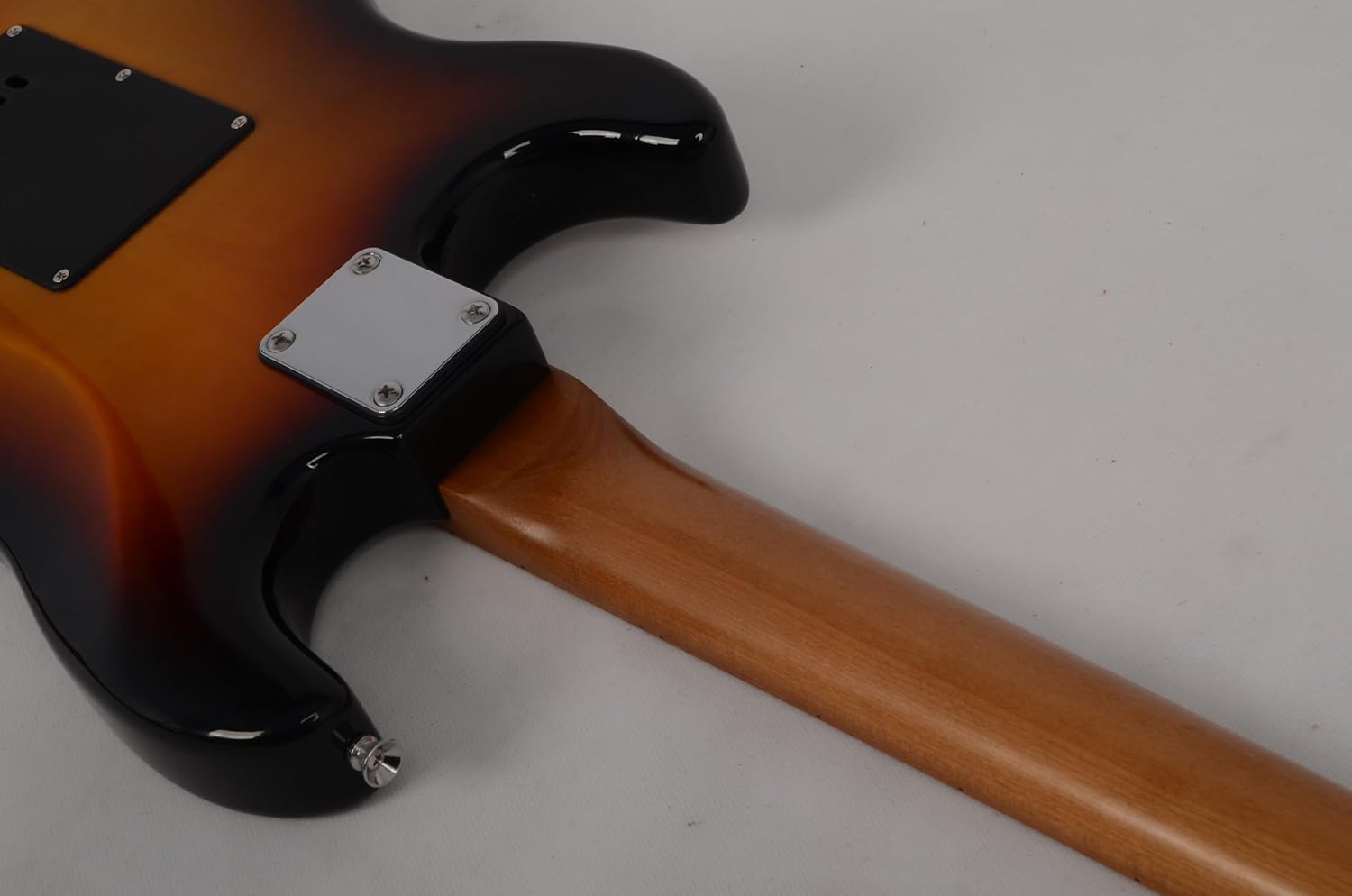 Electric Guitar by ST Series, Full Size Solid Body, Roasted Basswood Body, Roasted Maple Neck, Gig Bag Included