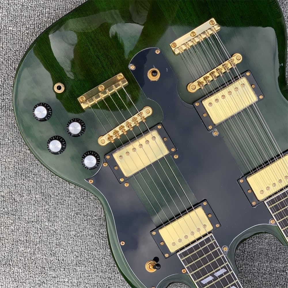 Custom 6+12 strings electric guitar double neck guitar,EDS1275, guitar