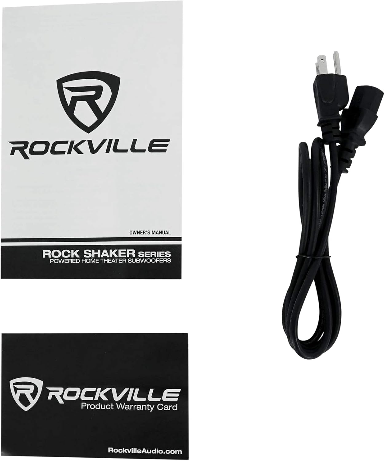 Rockville Rock Shaker 10 Black 600W Powered Subwoofer, Class-D Amp, Adjustable Crossover, MDF Enclosure, for Home Theater and Studio