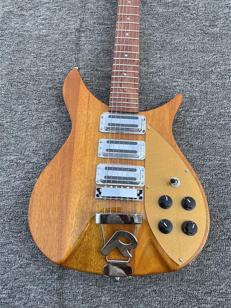 Custom 325 electric guitar 6-string electric guitar, Yellow paint 527-string pitch, R bridge