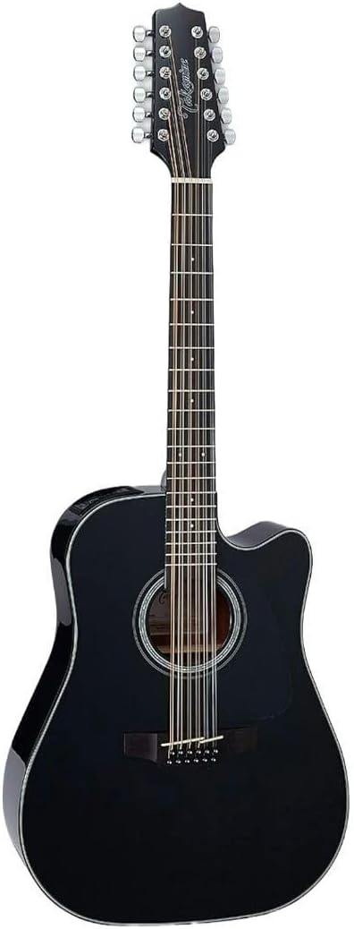 Takamine GD30CE-12 12-string Acoustic-electric Guitar - Black