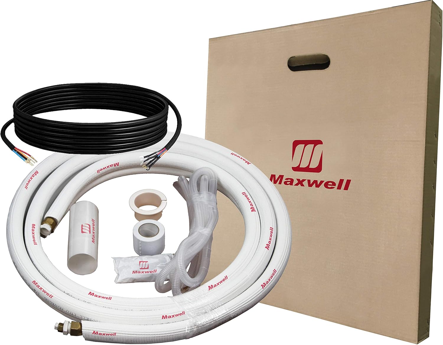 Klimaire 9,000 BTU 23 SEER2 Wall Mounted Ductless Mini Split Inverter A/C Heat Pump System w/ 16’ Installation Kit & Wall Mounting Bracket 115V