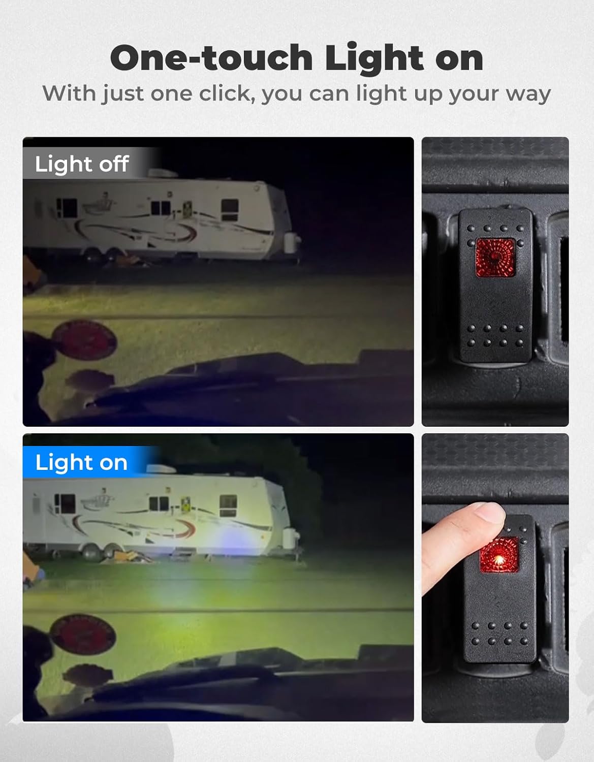 KEMIMOTO UTV Metal Front Grill Light Compatible with 2019-2023 Polaris RZR XP/XP4 1000/1000 S/Turbo/Turbo S, Red Mesh Grille with Waterproof LED Light Bar Accessories Replace 5455433-070