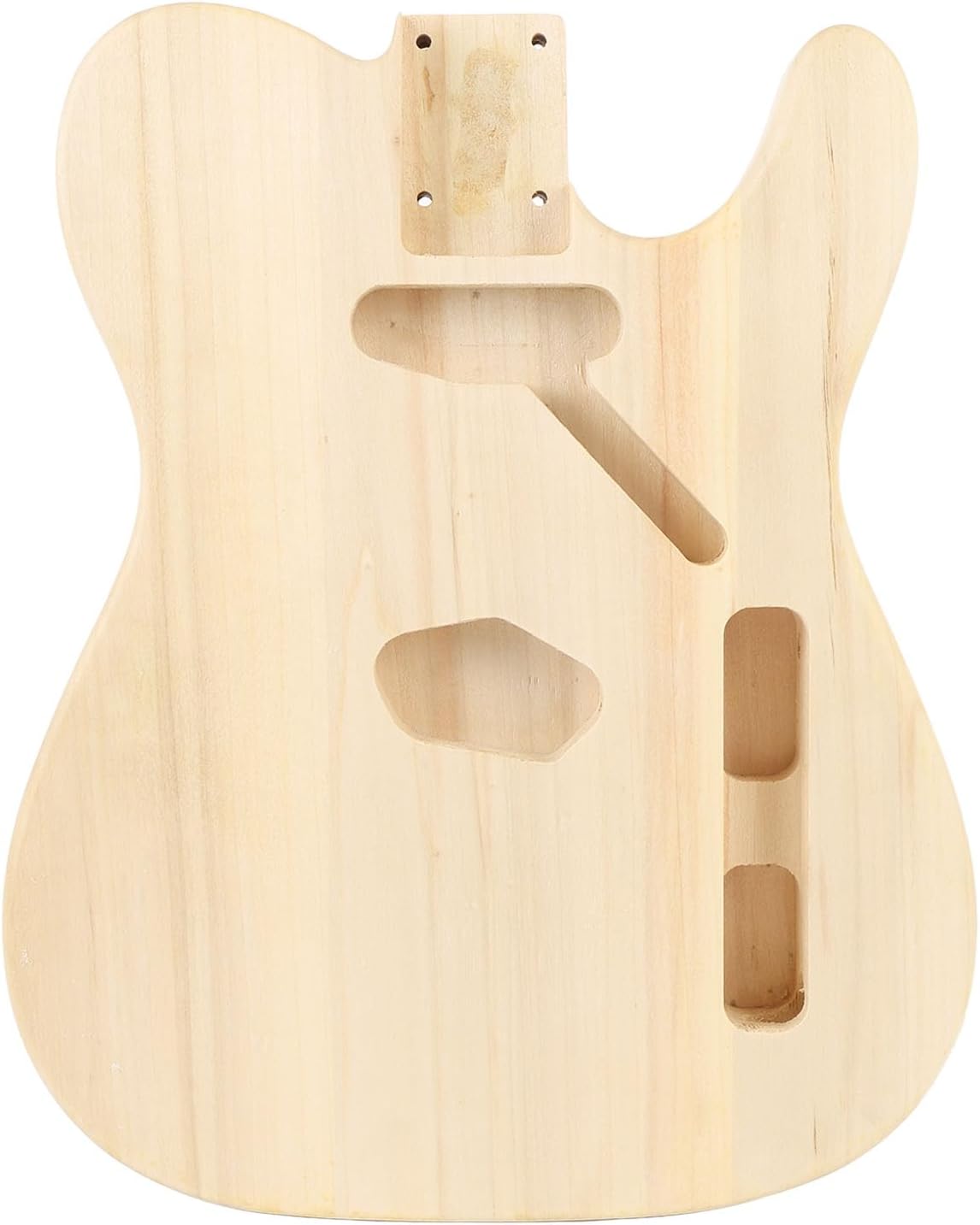 Walnut Wood Electric Guitar Body, Single Pickup Hole Replacement, Crafted with Excellent Attention to Detail for Guitar Components