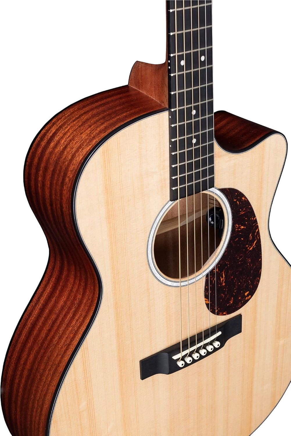 Martin Guitar Road Series GPC-11E Acoustic-Electric Guitar with Gig Bag, Sitka Spruce and Sapele Construction, GPC-14 Fret and Performing Artist Neck Shape with High-Performance Taper Natural
