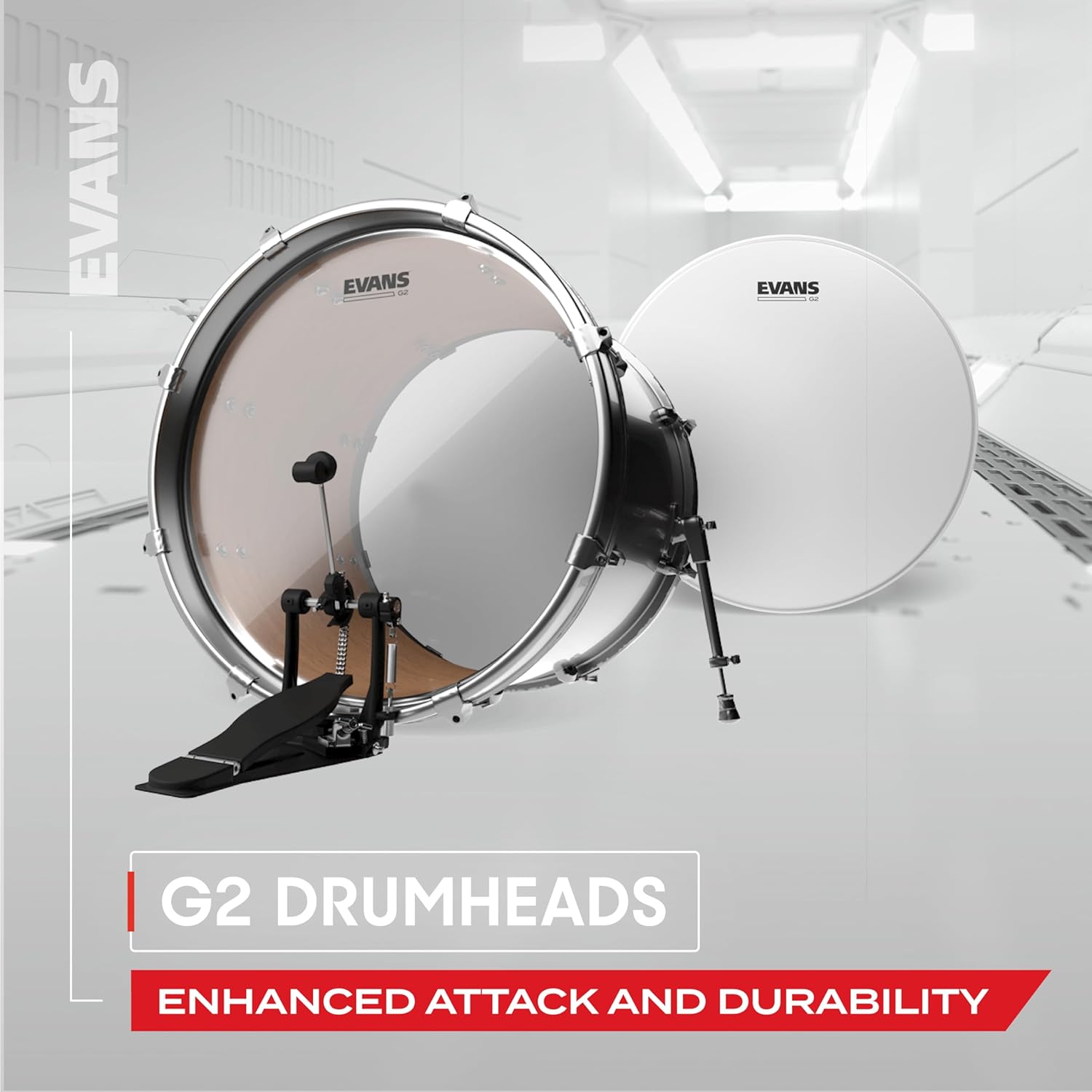 Evans Drum Heads - G2 Clear Rock Pack (10